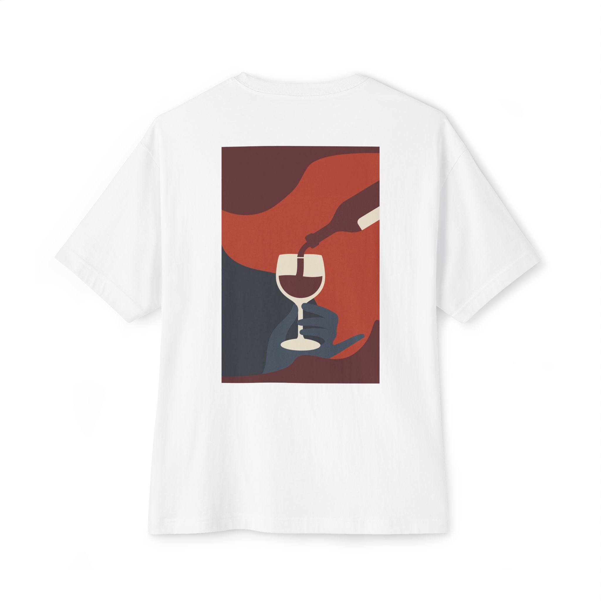 Modern Wine Unisex Oversized Boxy Tee