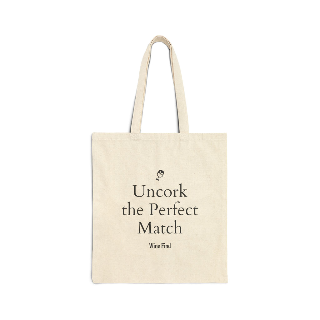 "Uncork the Perfect Match" Tote Bag